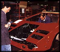 Countach en obras...