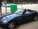 14/09/2002 - Profesor Fate - El Profesor Fate a los mandos del S2000. Que si el cambio, que si como suena, que si el bot�n... XDD Fue en ese momento cuando descubri� la droga que supone el subirlo hasta 9000 RPM. Como para no!! - 